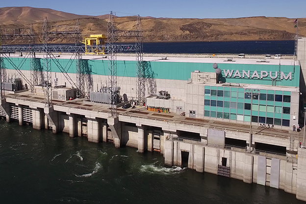 Wanapum Dam Exterior Power House 013322 Wanapum Dam Exterior Power House 013322