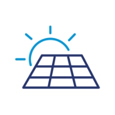 Icono de energía renovable