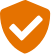 Icono de insignia de marca de verificación