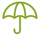 icono de paraguas